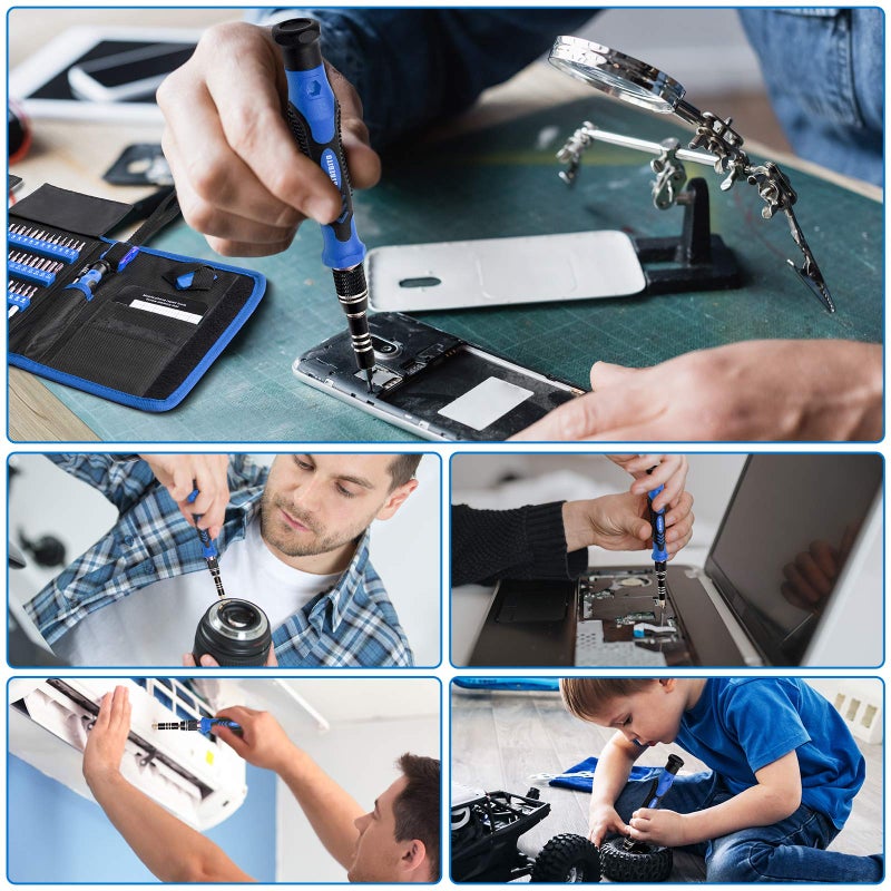 STREBITO Electronics Precision Screwdriver Sets 142-Piece with 120 Bits Magnetic Repair Tool Kit for iPhone  MacBook  Computer  Laptop  PC  Tablet  PS4  Xbox  Nintendo  Game Console - Image 5